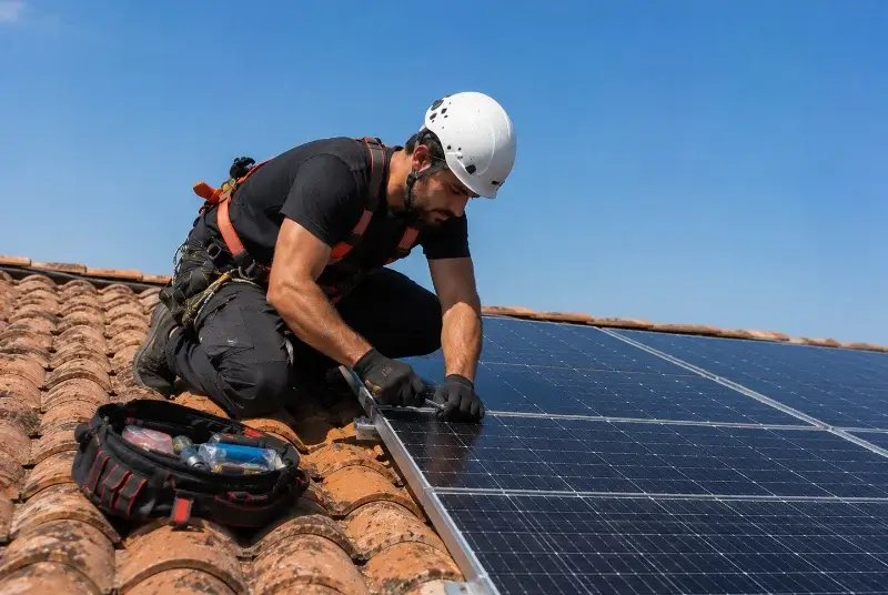 Maintenance et monitoring de panneaux solaires à Deaux