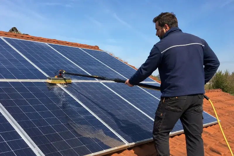 Nettoyage et entretien de panneaux solaires à Deaux